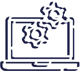 operacion de computadoras icono