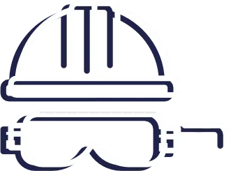 seguridad minera industrial y medio ambiente icono